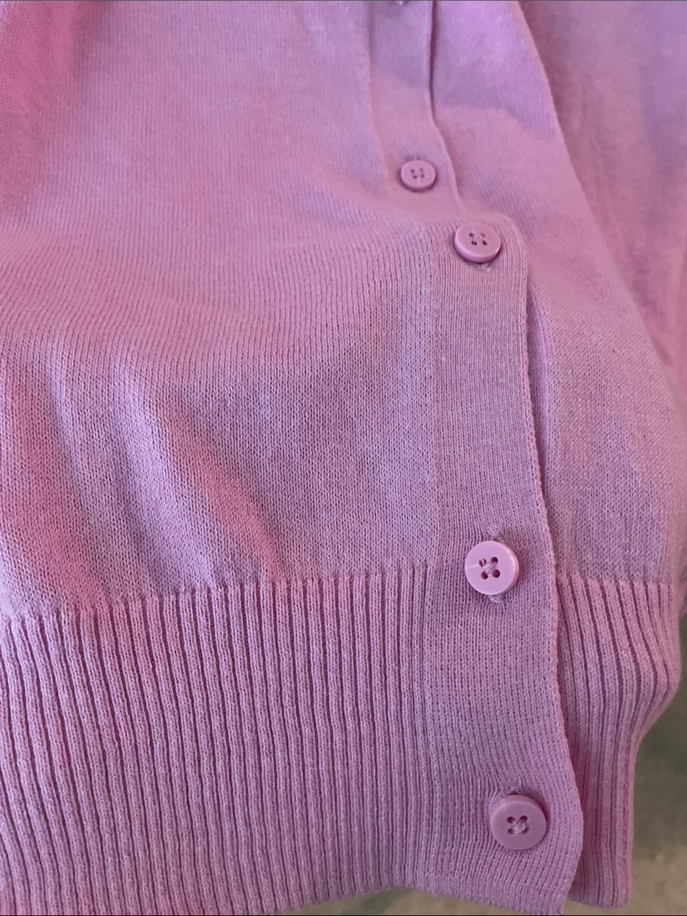 GAP Pink Button-Front Women's Cardigan - Picture 3 of 3
